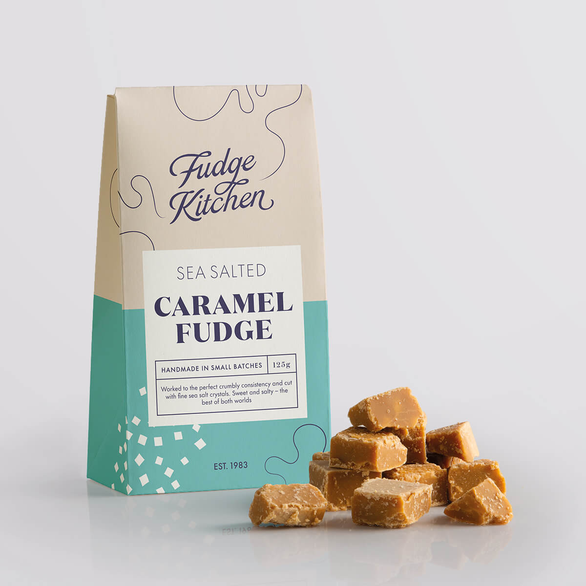 Sea Salted Caramel Fudge Sweet Salty Perfection Fudge