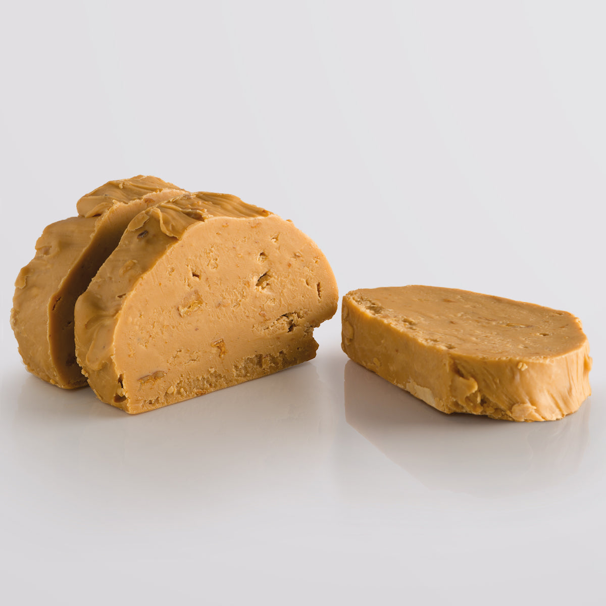 Butter Pecan Fudge single slice, a Fudge Kitchen indulgent, handmade fresh fudge flavour.