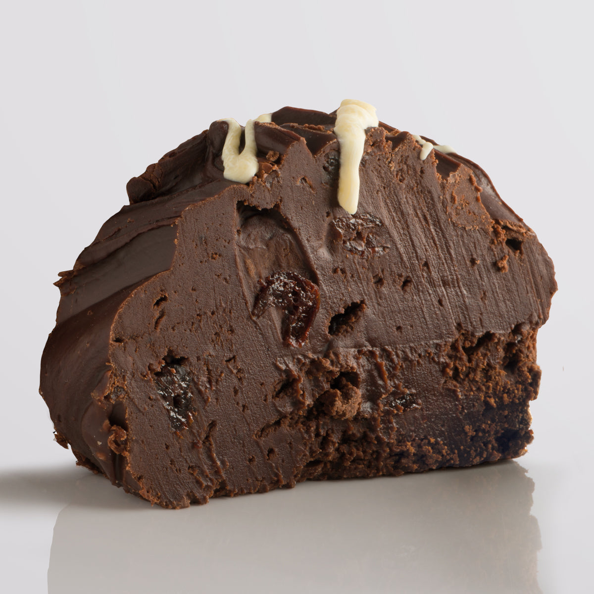 Black Forest Gateau Fudge, a Fudge Kitchen indulgent, handmade fresh fudge flavour.