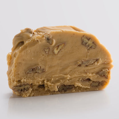 Butter Pecan Fudge, a Fudge Kitchen indulgent, handmade fresh fudge flavour.