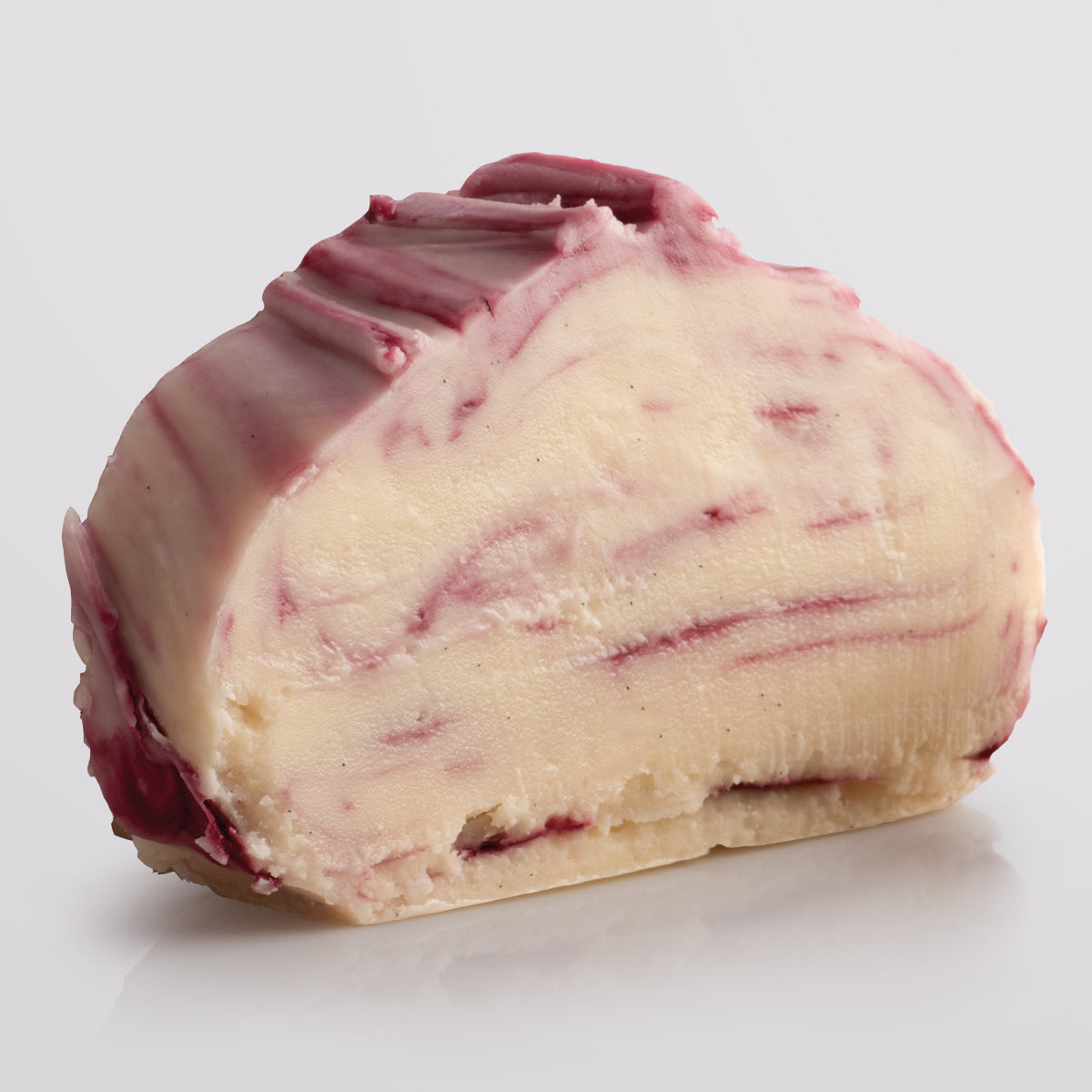 Cherry Swirl Fudge Special, a single slice of Fudge Kitchen indulgent, handmade fresh fudge flavour.