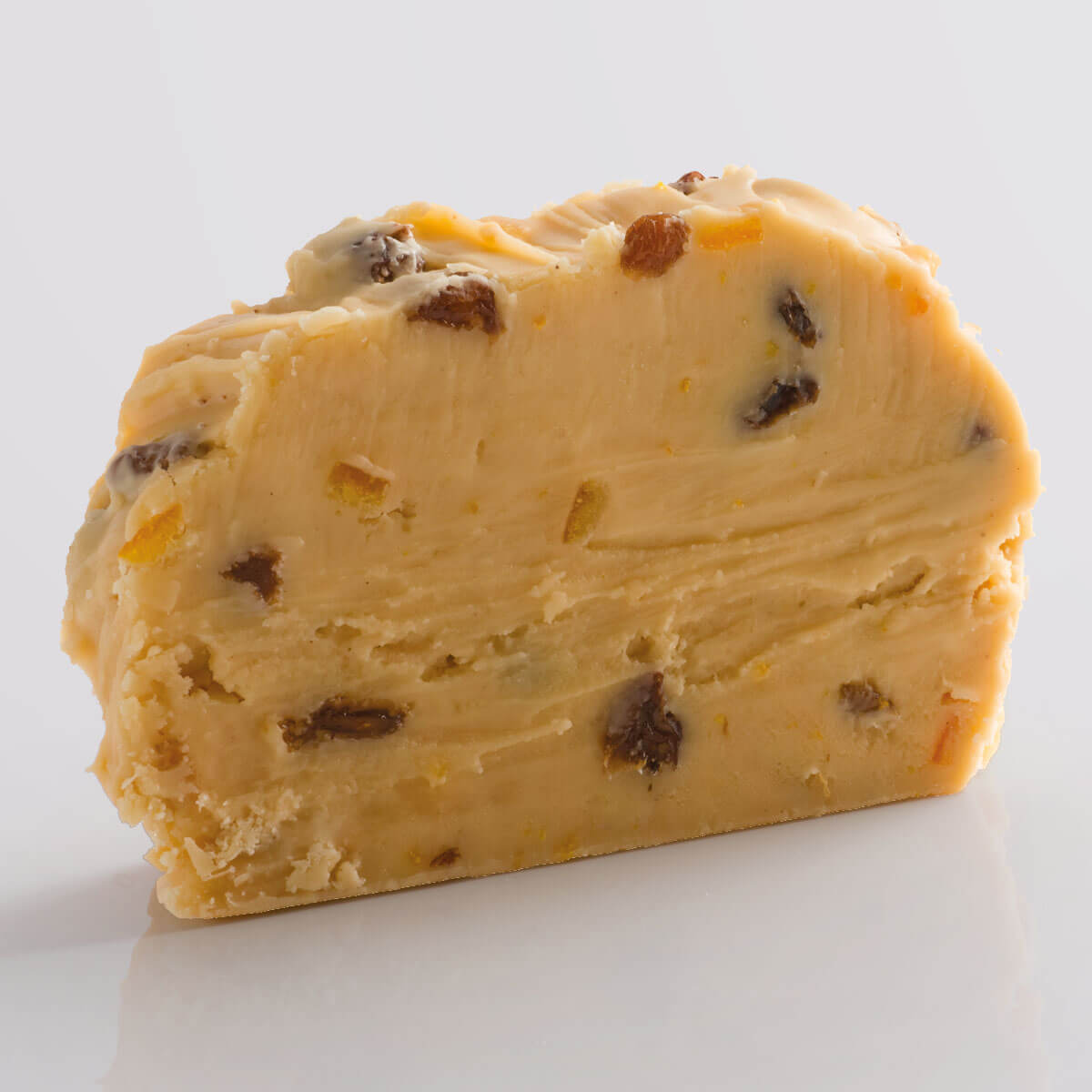 Hot Cross Bun Fudge single slice, a Fudge Kitchen indulgent, handmade fresh fudge flavour.