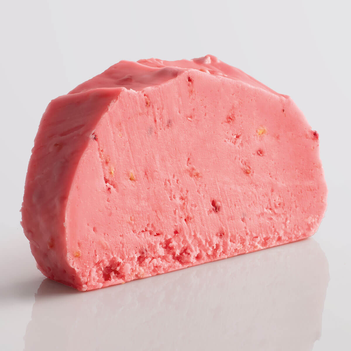Raspberry Sorbet Fudge single slice, a Fudge Kitchen indulgent, handmade fresh fudge flavour.