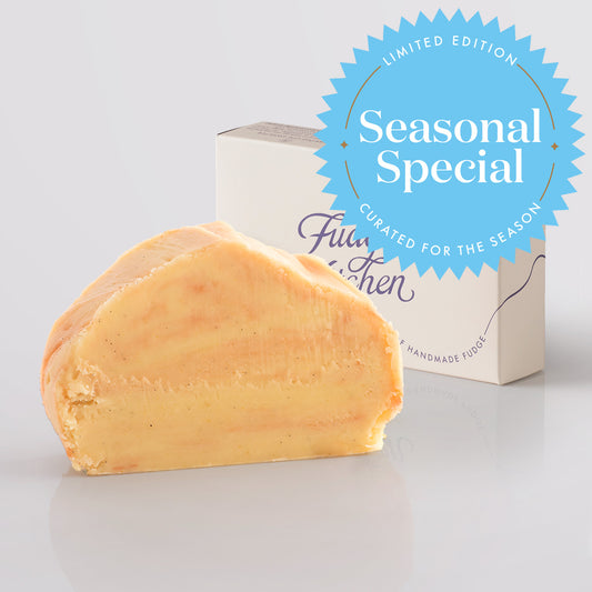 Rhubarb & Custard Fudge - Single Slice