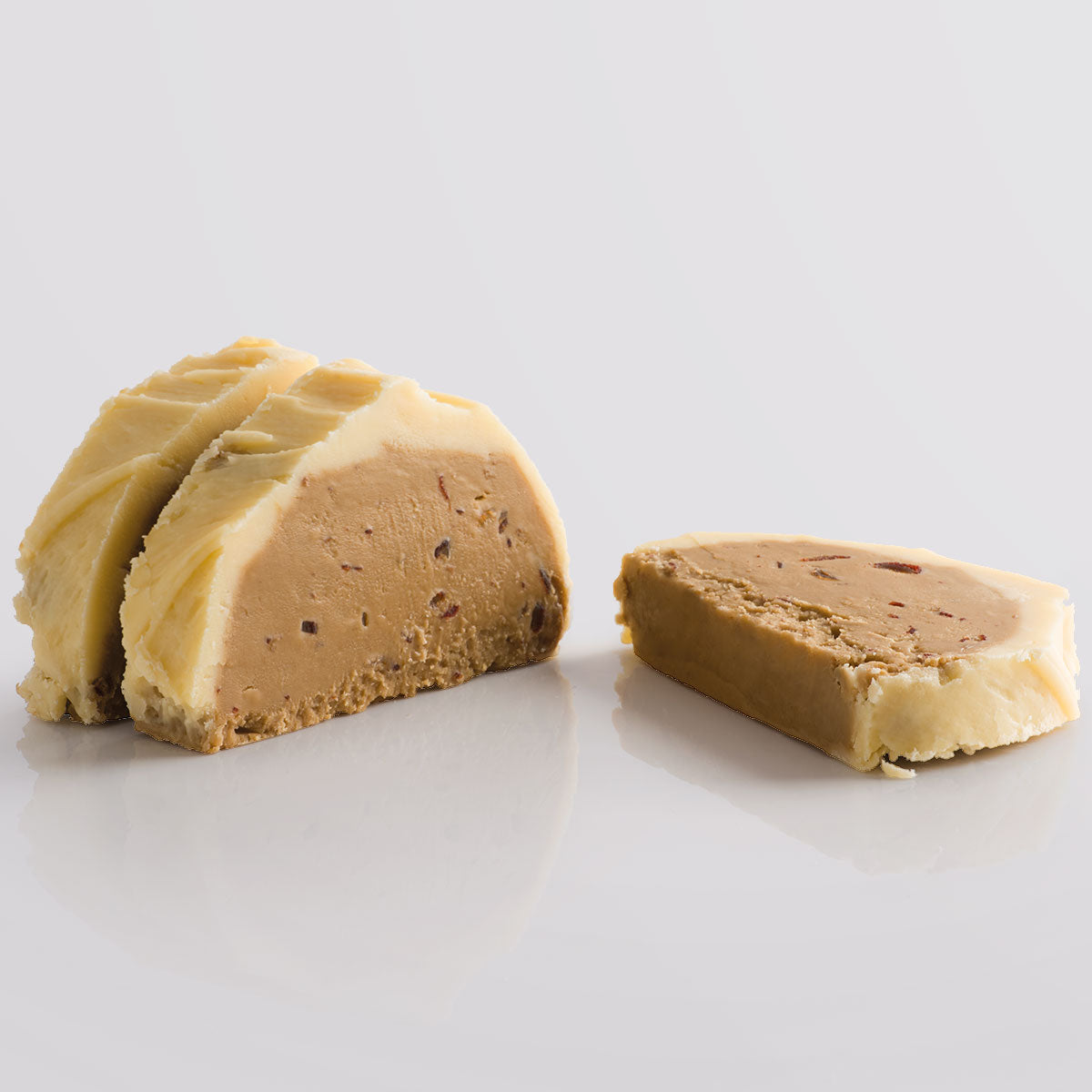 Sticky Toffee Pudding Fudge. Three slices of the Fudge Kitchen indulgent, handmade fresh fudge flavour.
