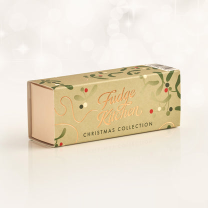 Fudge Kitchen Christmas Collection box with festive design on a white background
