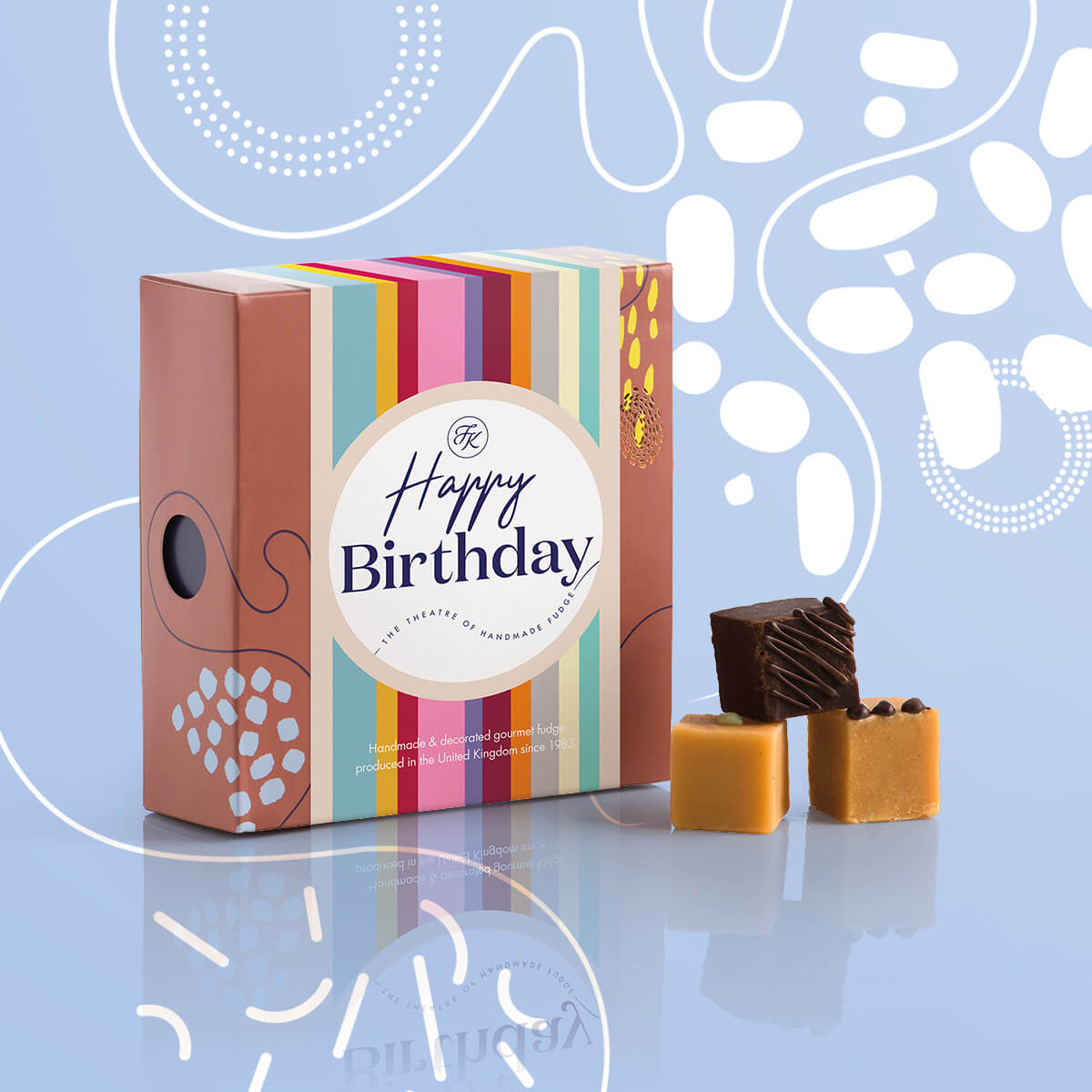 Happy Birthday Tipple Fudge Selection