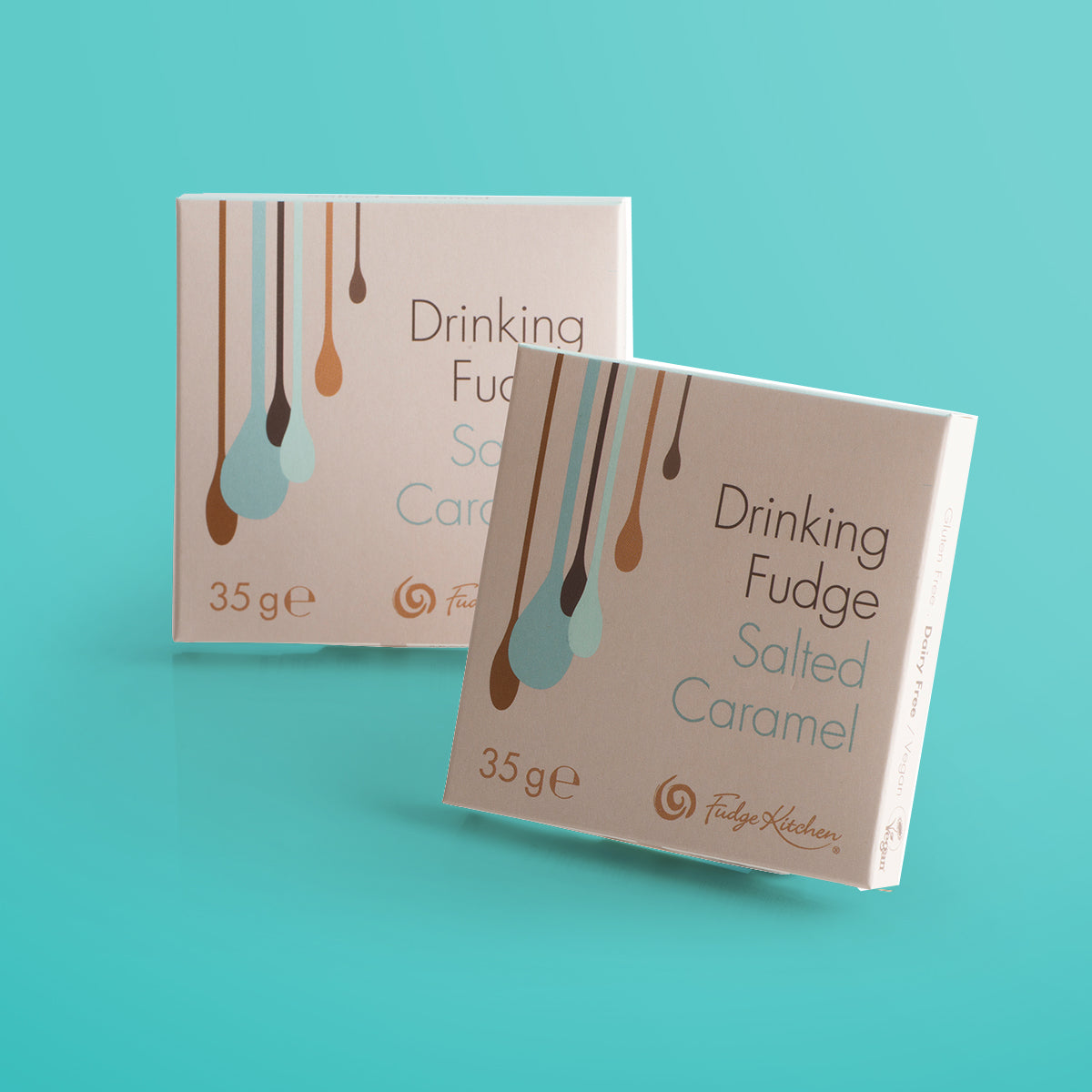 Sea Salted Caramel Drinking Fudge Sachet Fudge Kitchen UK