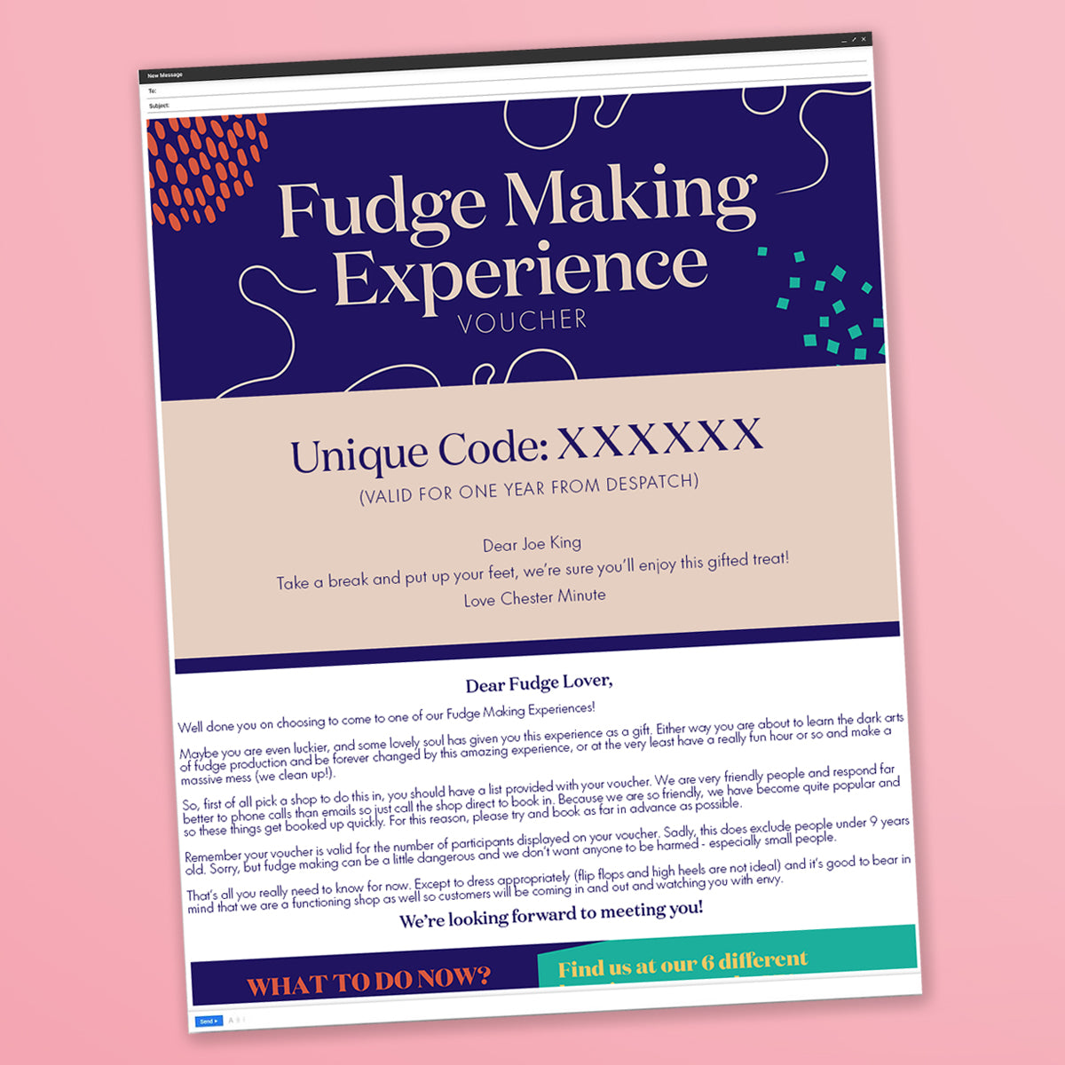 Fudge Making Experience - Digital Instant Gift