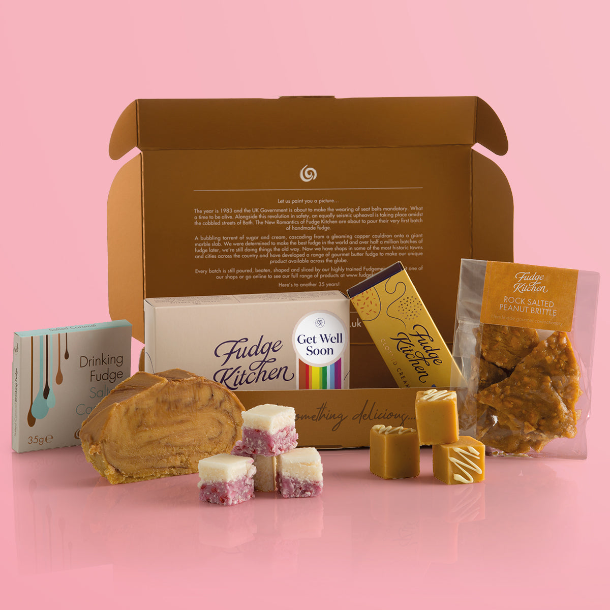 Get Well Soon Fudge Out Gift Hamper
