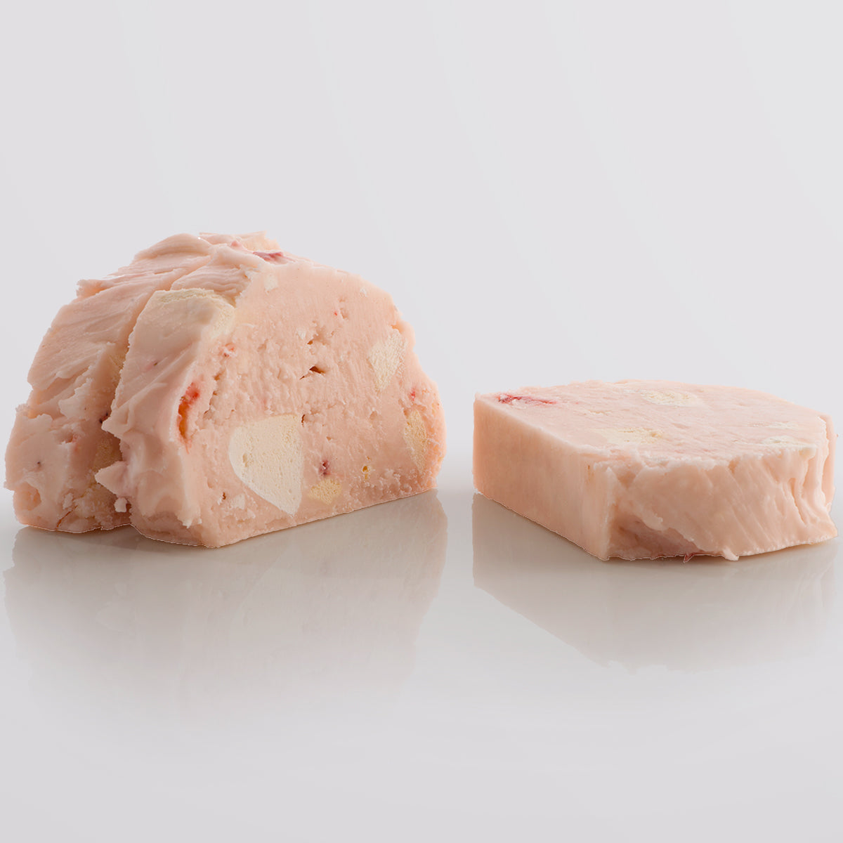 Eton Mess Fudge single slice, a Fudge Kitchen indulgent, handmade fresh fudge flavour.