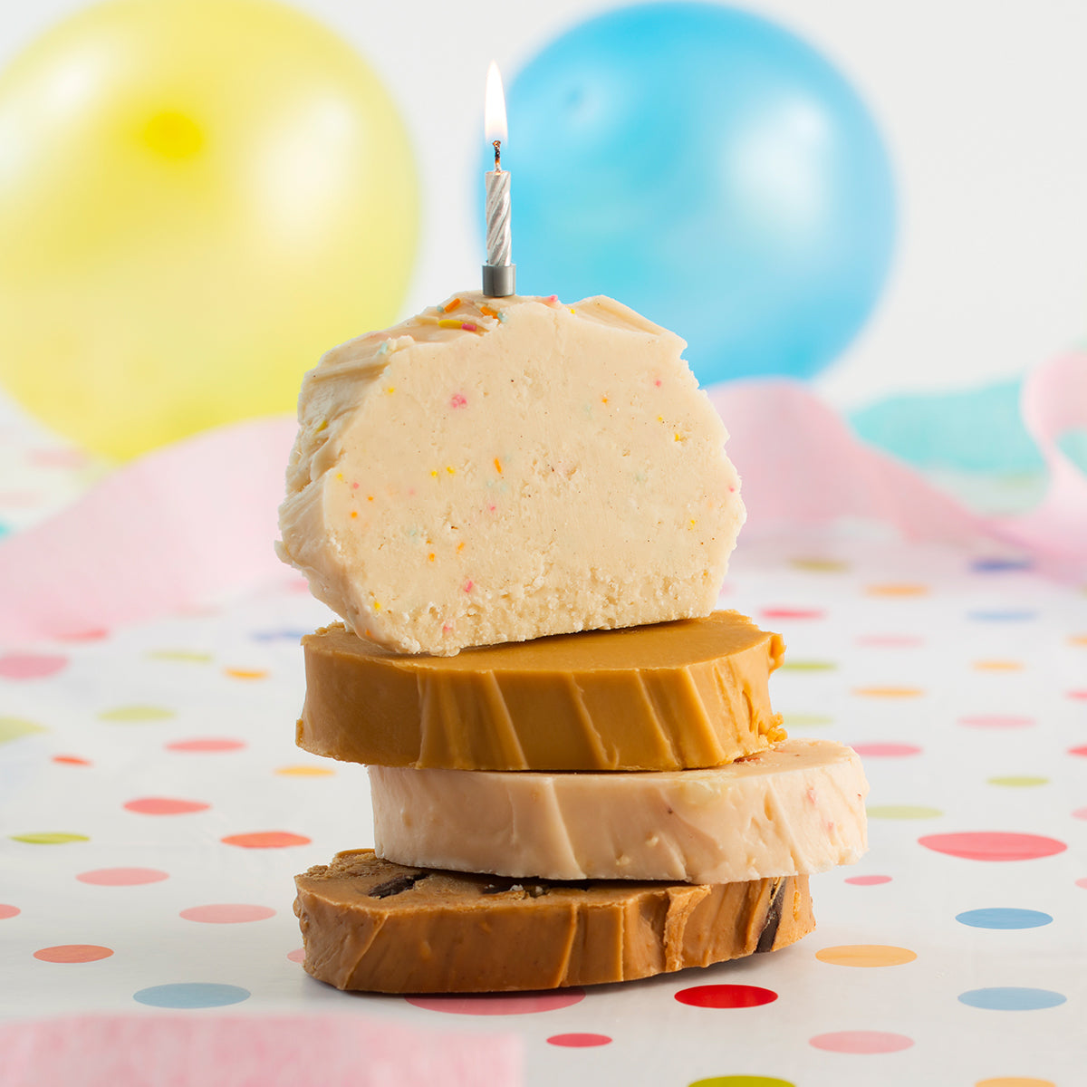 Happy Birthday Fudge Selection Fudge Stack
