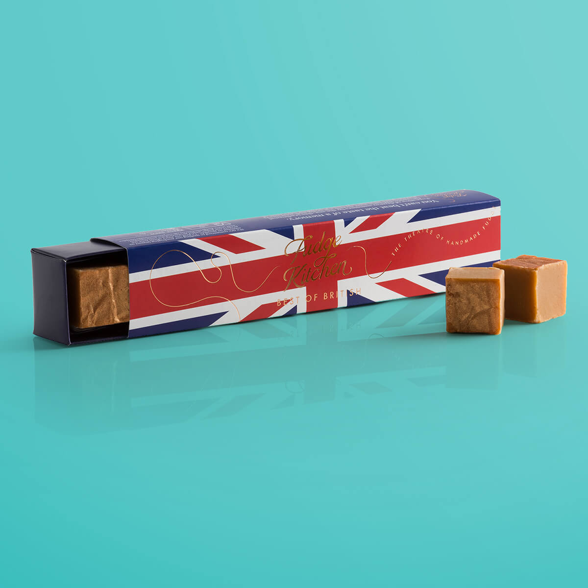 Best of British Fudge Slider with Traditional Fudges and opened box