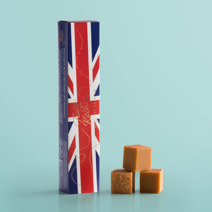 Best of British Fudge Slider by Fudge Kitchen, featuring a selection of premium handcrafted traditional vanilla fudges. Perfect for gifting, celebrations, or enjoying a taste of Britain.