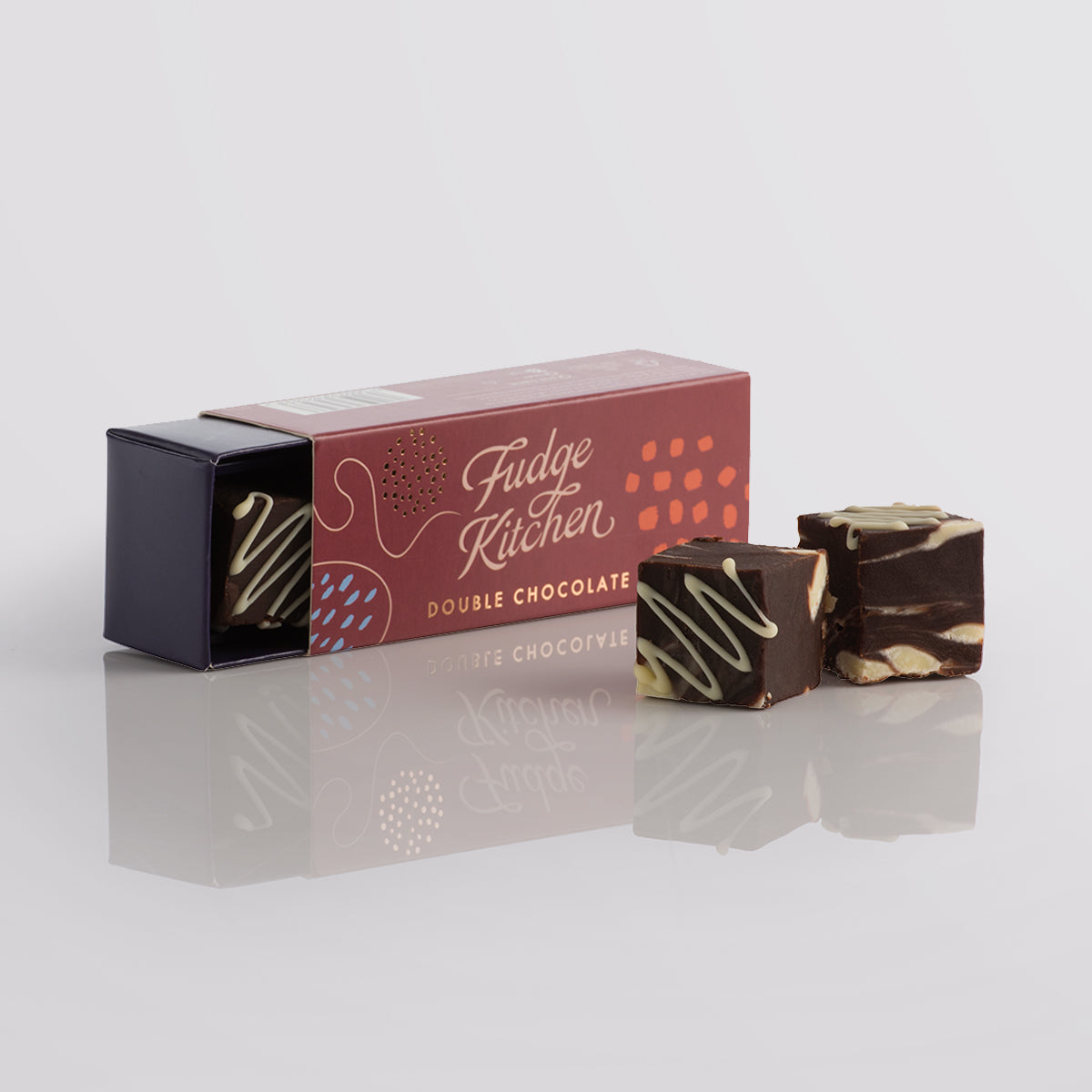 Double Chocolate Fudge Trio Slider - Fudge Kitchen – Fudge Kitchen UK